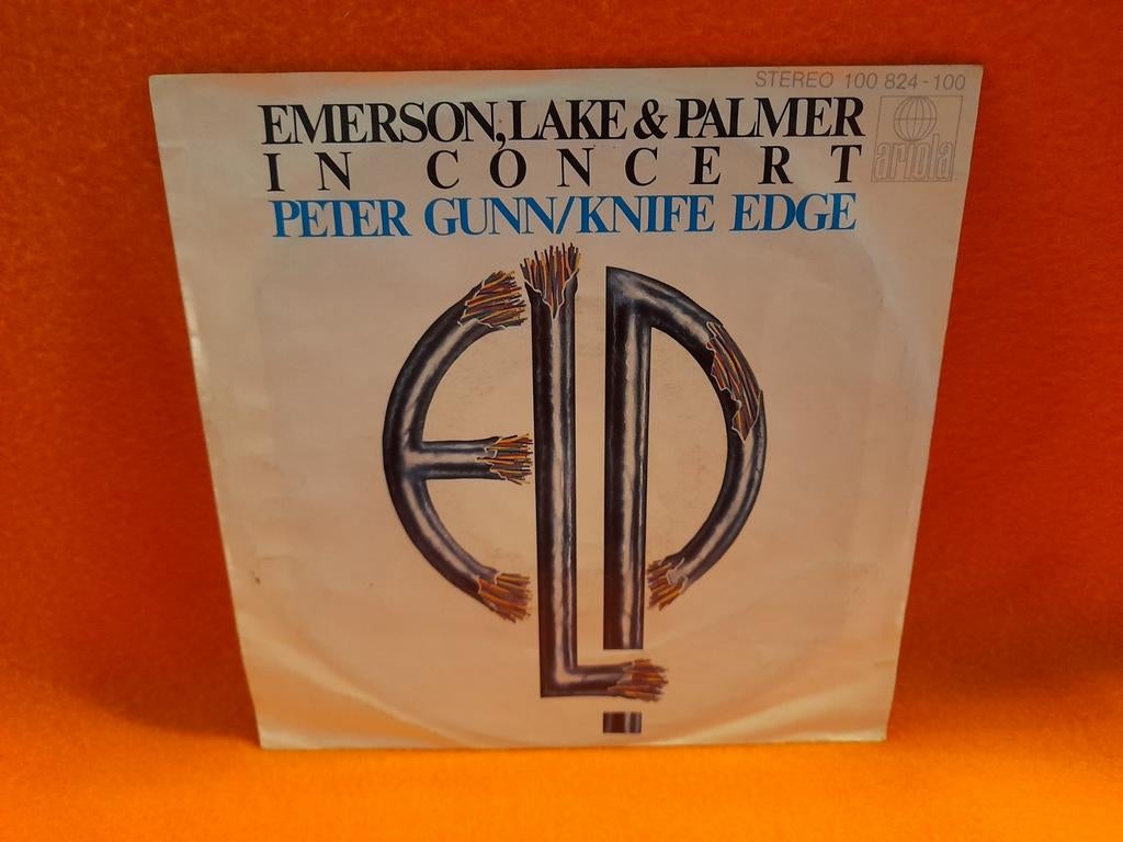 Emerson, Lake & Palmer - In concert: Peter Gunn (1979), Cd's en Dvd's, Vinyl Singles, Gebruikt, 7 inch, Single, Ophalen of Verzenden