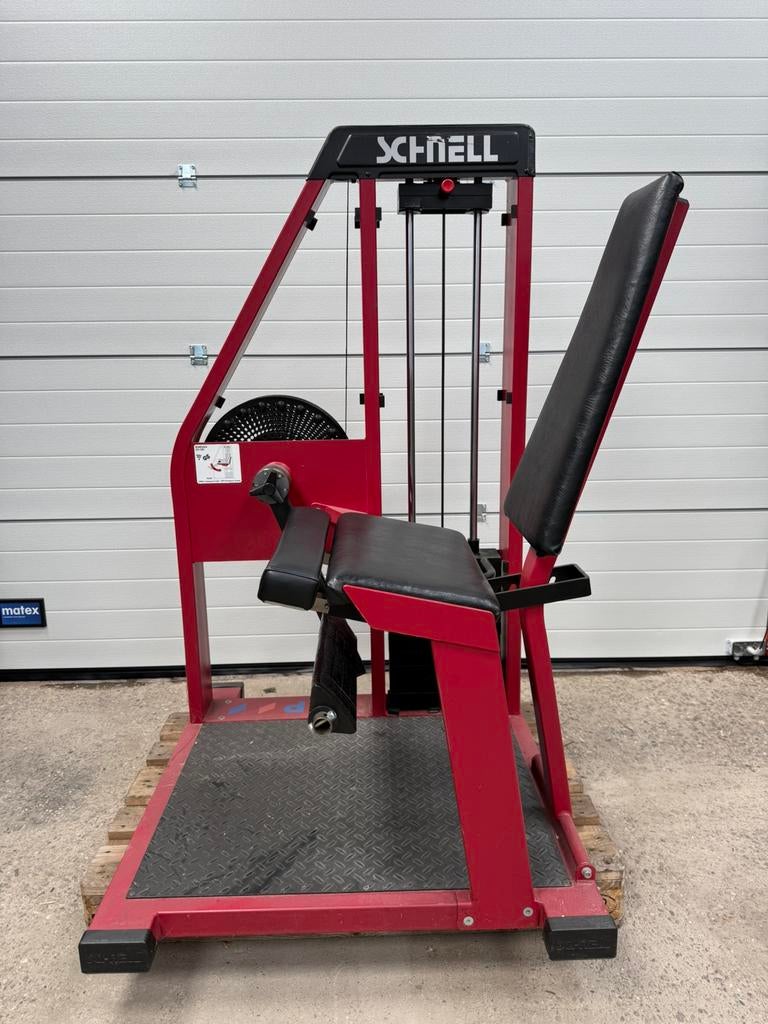 Schnell leg curl/ Leg extension 2 in 1 machine/ Old school, Sport en Fitness, Fitnessmaterialen, Ophalen, Gebruikt, Overige typen