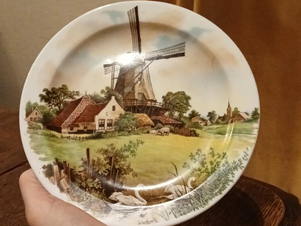 ROYAL SCHWABAP WANDBORD. ALS NIEUW.., Ophalen of Verzenden, Zo goed als nieuw, Porselein, Bord of Schaal