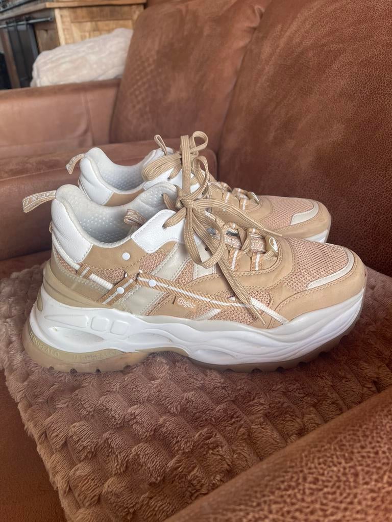 Zgan Buffalo sneakers 41 Triplet Hollow, Wit, Ophalen of Verzenden, Sneakers of Gympen, Zo goed als nieuw