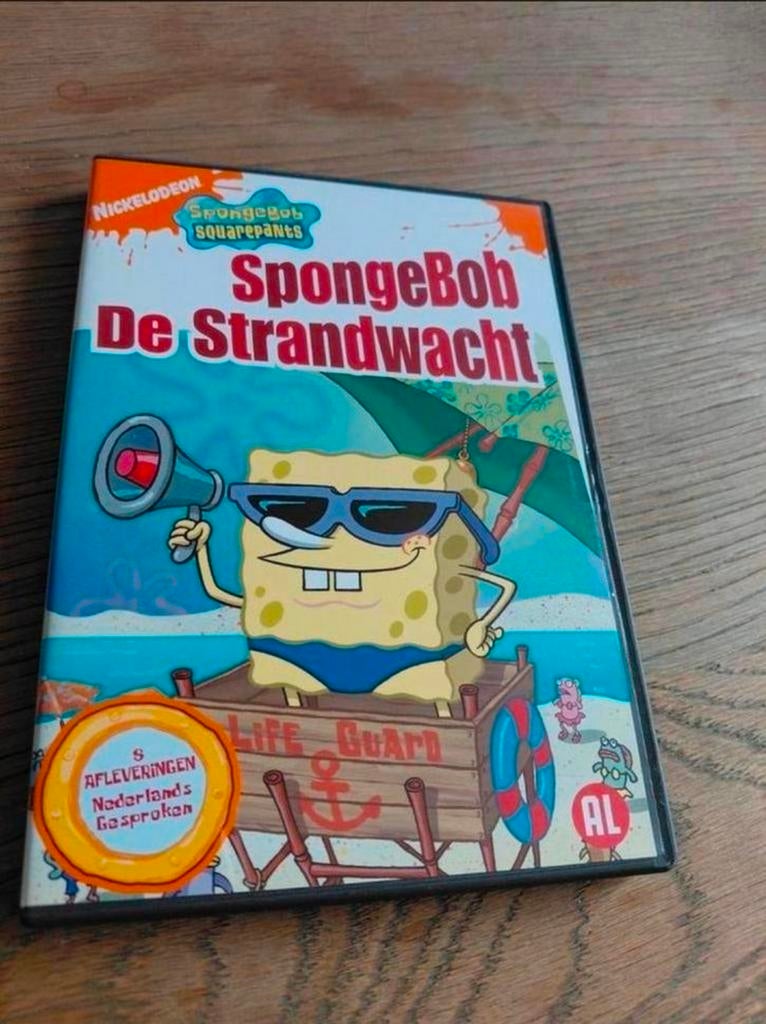 Spongebob Squarepants de strandwacht dvd., Gebruikt, Tekenfilm, Ophalen of Verzenden, Alle leeftijden