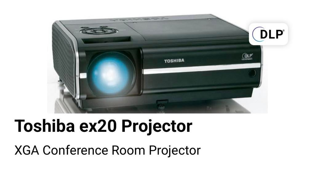 Toshiba Projector - DLP Technologie, Ophalen of Verzenden, DLP, Overige resoluties, Gebruikt