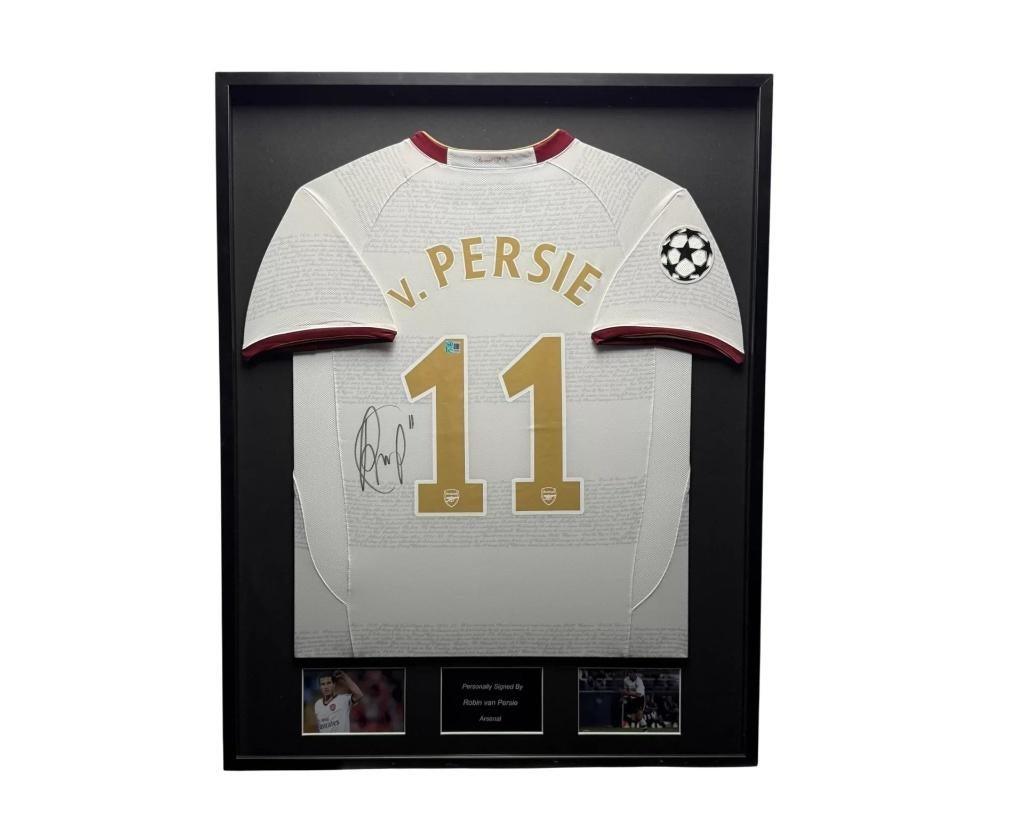 Robin van Persie Arsenal 07/08 gesigneerd ingelijst shirt, Buitenlandse clubs, Soccersignings.nl, Shirt, Nieuw