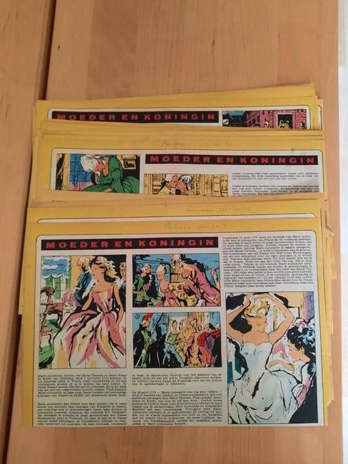 MOEDER EN KONINGIN - STRIPVERHAAL UIT TIJDSCHRIFT 1960/61, Verzamelen, Ophalen of Verzenden, 1960 tot 1980, Knipsel(s)