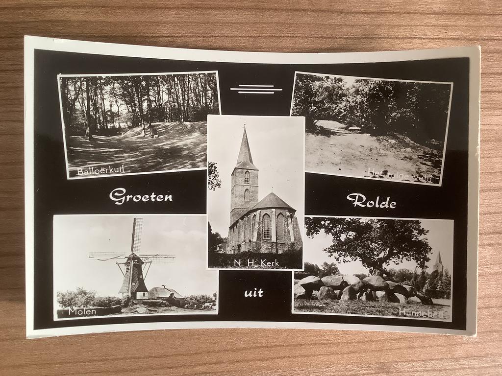 ansichtkaart Rolde, Ophalen of Verzenden, Ongelopen