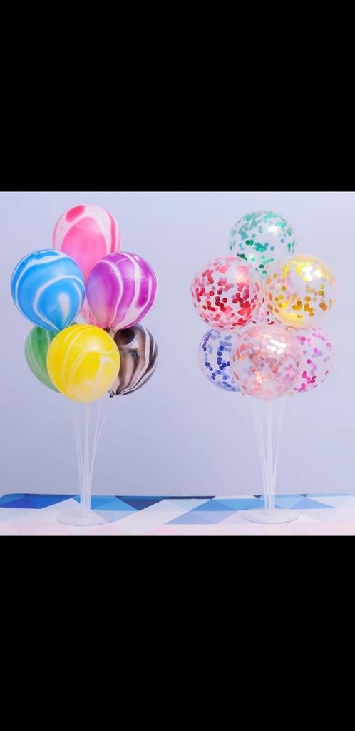 2  ballonnen houders, Ophalen, Nieuw, Versiering, Verjaardag