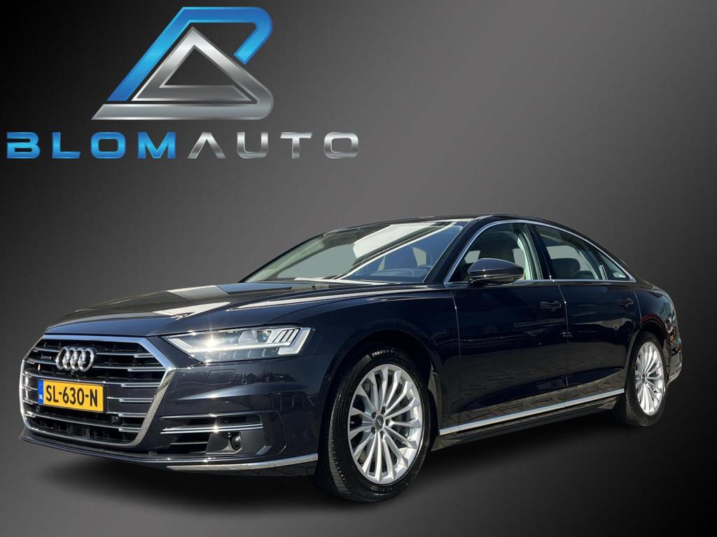 Audi A8 55 TFSI QUATTRO 4-WIEL STURING+ACC+NACHTZICHT+B&O, Auto's, Gebruikt, 2995 cc, Blauw, Bedrijf