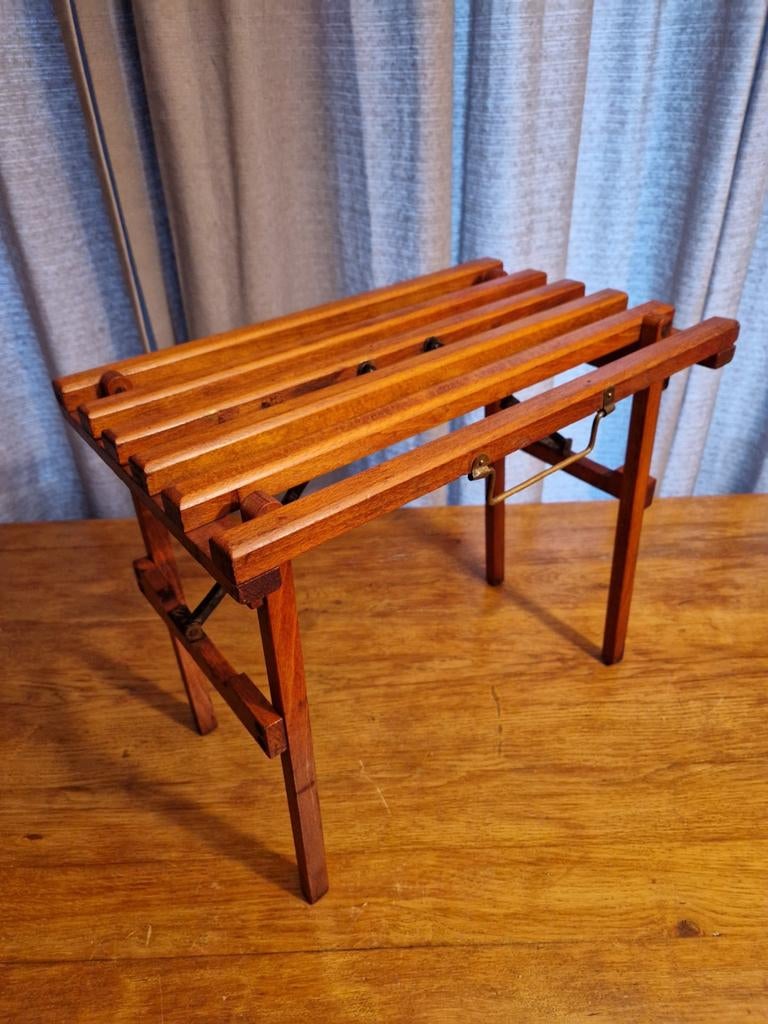 Vintage design klapkruk/klaptafel, 43 X 27 X 38 cm, Ophalen of Verzenden, Zo goed als nieuw, Design, Design