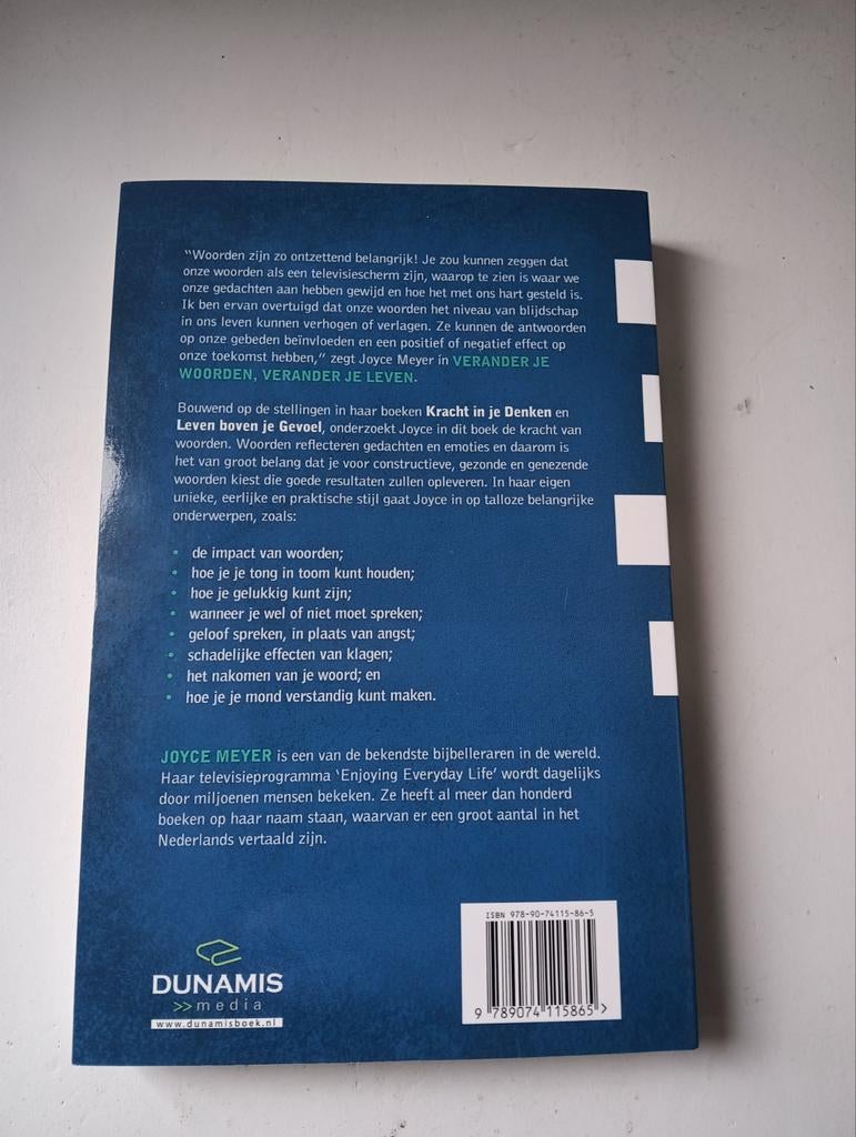 Joyce Meyer - Verander je woorden, verander je leven, Ophalen of Verzenden, Zo goed als nieuw, Joyce Meyer