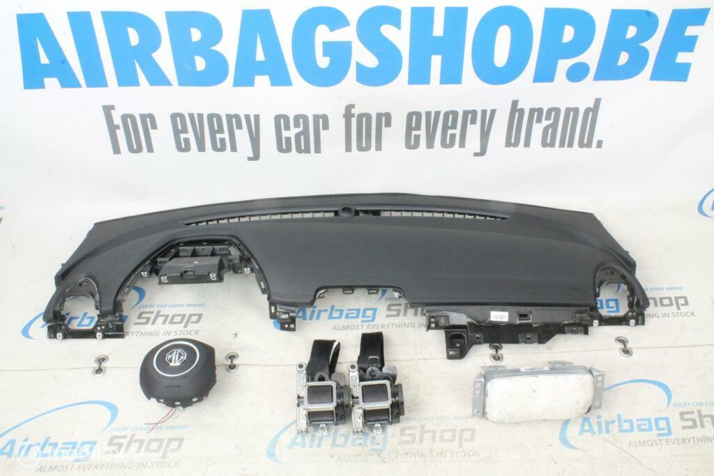 Airbag set - Dashboard zwart met stiksel MG EHS (2018 - ...), Gebruikt, Ophalen of Verzenden