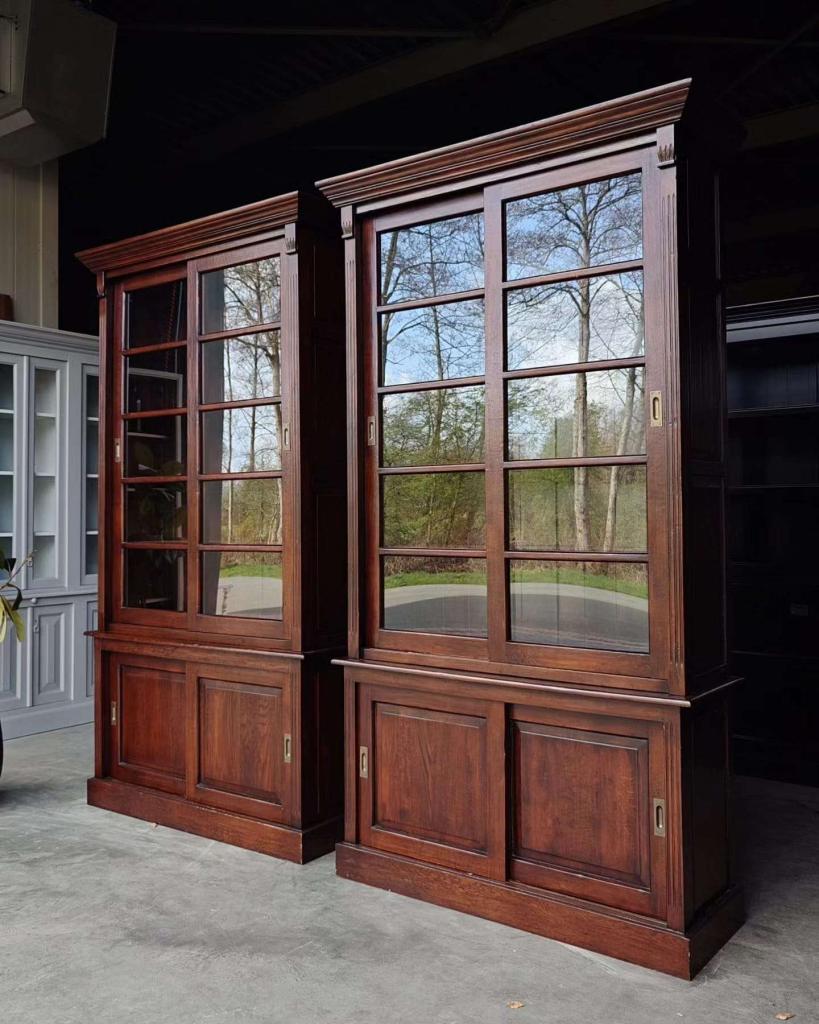 Prachtige eiken notariskasten | Chique buffetkasten #3268, Niet ingevuld, 100 tot 150 cm, 200 cm of meer, Niet ingevuld