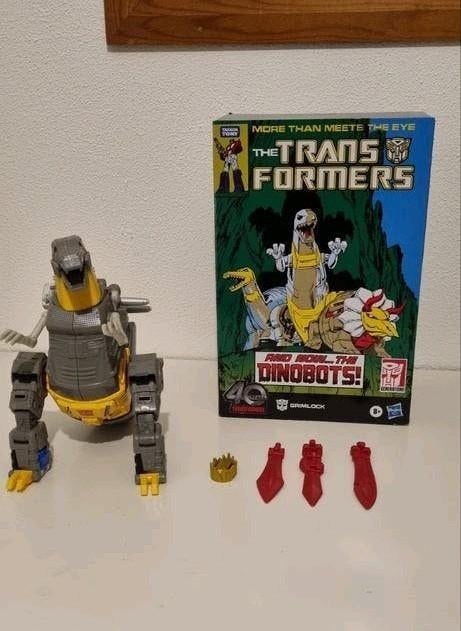 Takara Tomy Grimlock Transformers 40 jaar editie, Ophalen of Verzenden, Zo goed als nieuw