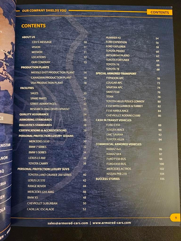 Brochure Streit Armoured Vehicles 2011, Ophalen of Verzenden