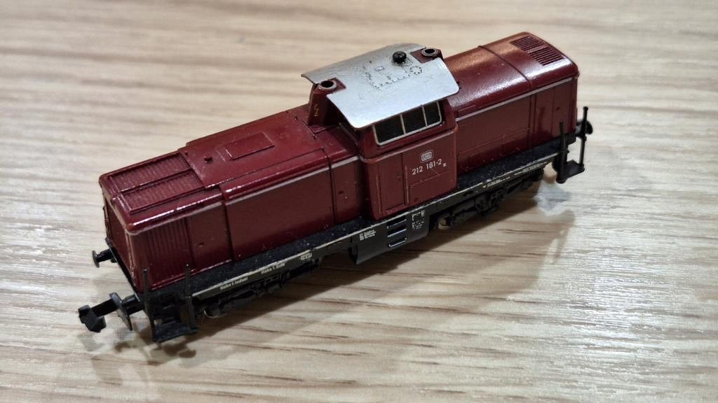 Fleischmann picollo BR 212, Gebruikt, Fleischmann, Ophalen of Verzenden, Gelijkstroom