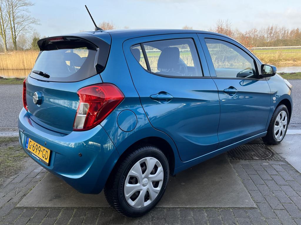 Opel KARL 1.0 ecoFLEX 120 Jaar Edition / Airco / Cruise / Bl, Stof, Gebruikt, Blauw, Origineel Nederlands