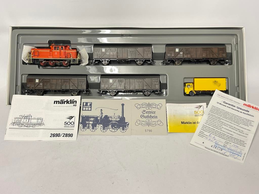 * NIEUW * Märklin 2890 * Duitse Bundespost 500 Jarhre post *, Hobby en Vrije tijd, Modeltreinen | H0, Wisselstroom, Treinset, Nieuw