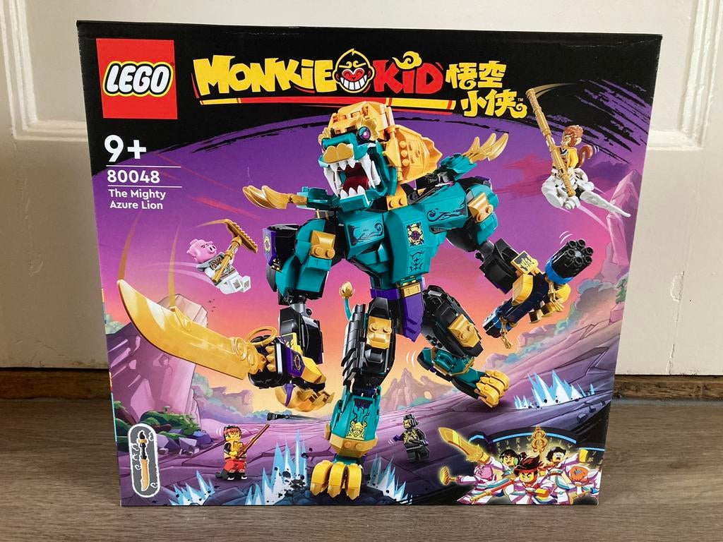 Lego monkie kid 80048 the mighty azure lion nieuw sealed, Ophalen of Verzenden, Nieuw, Complete set, Lego