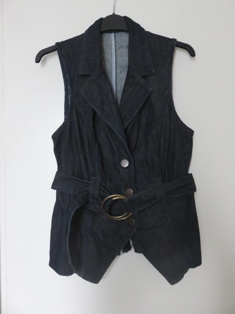 SPIJKERHESJE BLAUW 40 PROMISS NIEUW!  NIEUWPRIJS €59,90, Maat 38/40 (M), Promiss, Nieuw, Verzenden