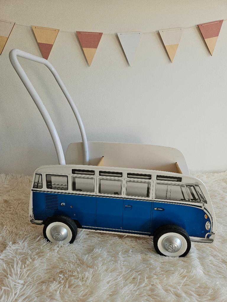 Loopwagen Volkswagen, Kinderen en Baby's, Speelgoed | Houten speelgoed, Ophalen of Verzenden, Gebruikt, Duw- of Trekspeelgoed