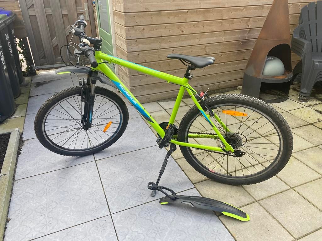 Zgan mountainbike Rockrider van Decathlon groen, Minder dan 45 cm, Ophalen of Verzenden, Zo goed als nieuw, Overige merken