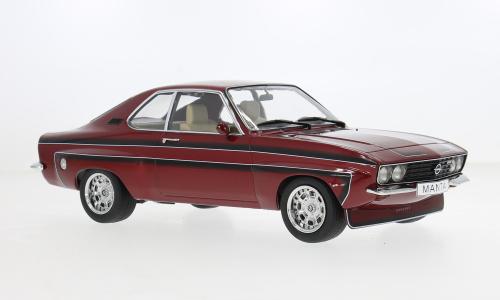 MCG 1:18 Opel Manta A Irmscher met.rood/zwart nieuw, MCG, Auto, Nieuw, Ophalen of Verzenden