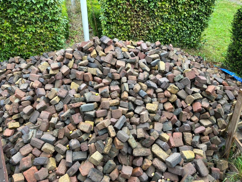 Gebakken waaltjes 50m2, Ophalen, Overige materialen, Gebruikt, Klinkers
