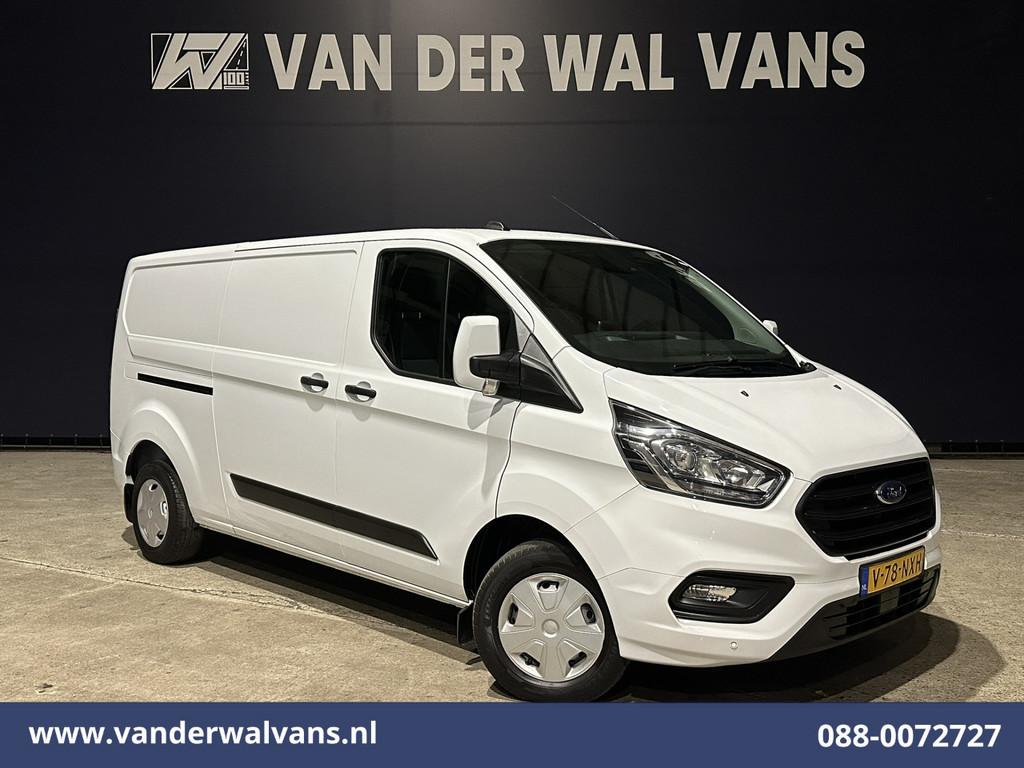 Ford Transit Custom 2.0 TDCI L2H1 Euro6 Airco | Camera | Nav, Voorwielaandrijving, 4 cilinders, 1991 kg, Wit