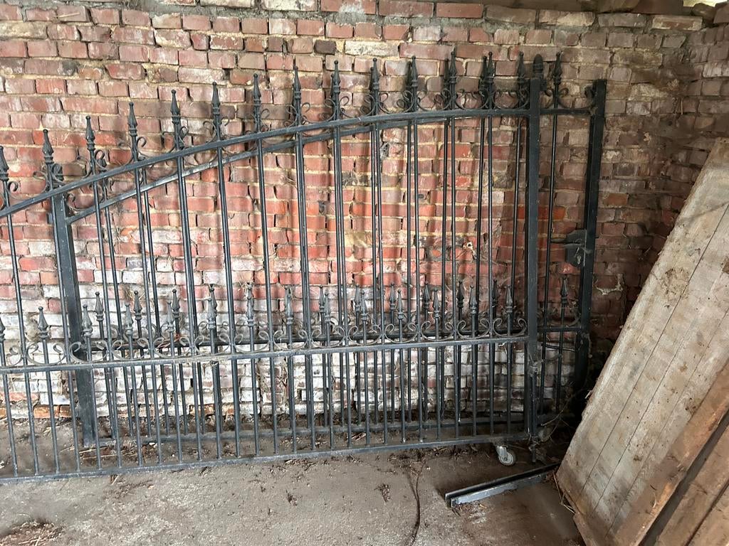 Sier ijzeren poort, Tuin en Terras, Ophalen, Zo goed als nieuw, IJzer, Sierhekwerk