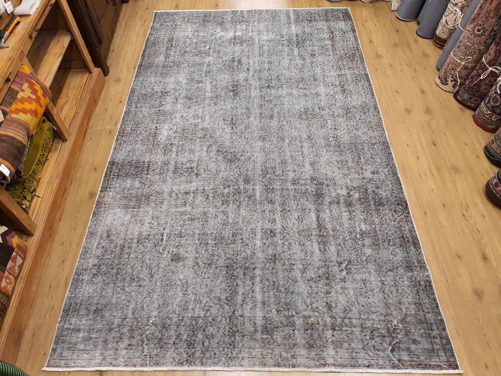 Vintage handgeknoopt perzisch tapijt tabriz 318x187, Info@SlatsAntiek.nl, Tweedehands, Perzisch, 150 tot 200 cm