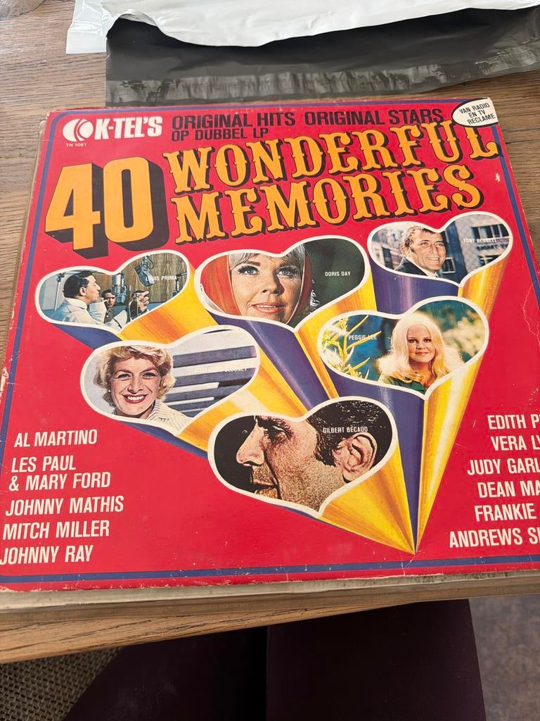 40 Wonderful Memories dubbel LP, Ophalen of Verzenden, 1960 tot 1980, Gebruikt, 12 inch