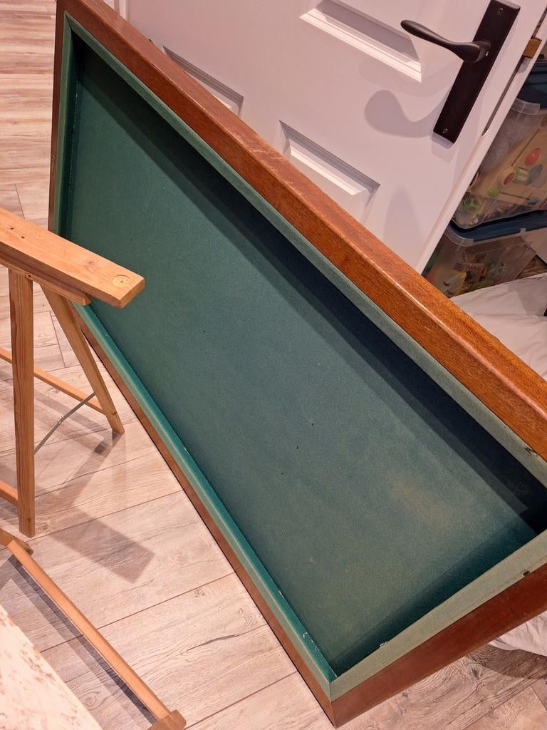 Vintage Biljarttafel met Keuen en Bokken, Ophalen, Gebruikt, Biljarttafel