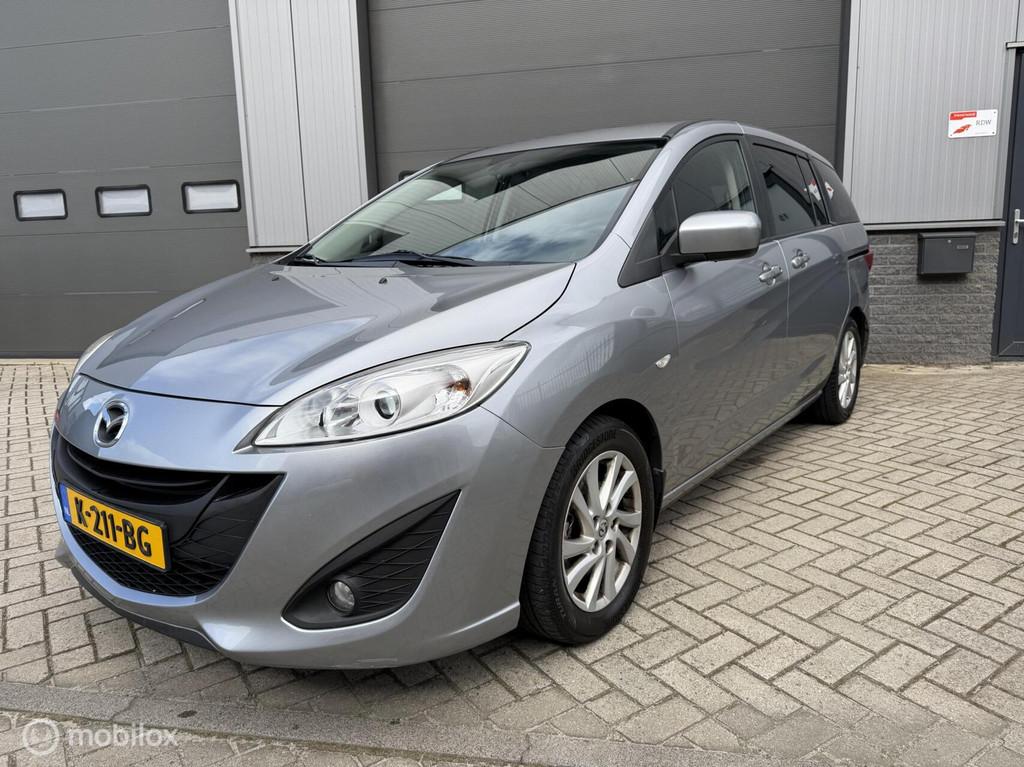 Mazda 5 2.0 TS+ | Automaat | 7 Persoons | Dealer onderhouden, Auto's, Mazda, 4 cilinders, 7 stoelen, 144 pk, 600 kg
