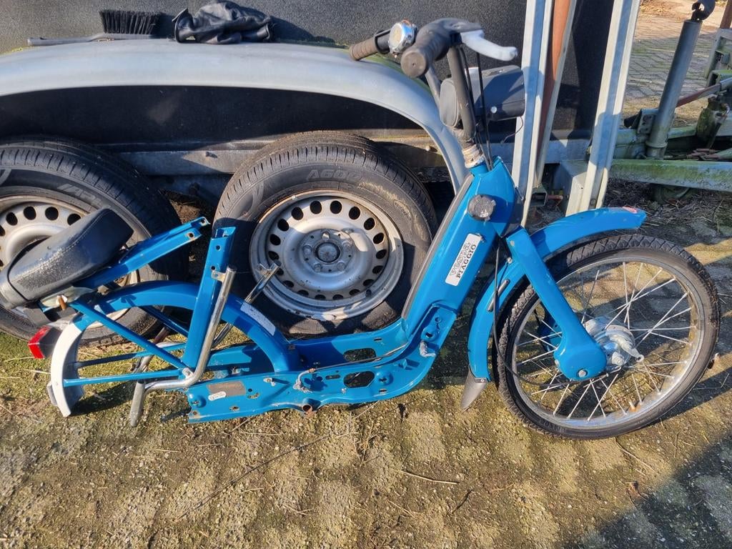 Frame met kenteken Vespa Ciao 25km., Ophalen, Gebruikt, Frame