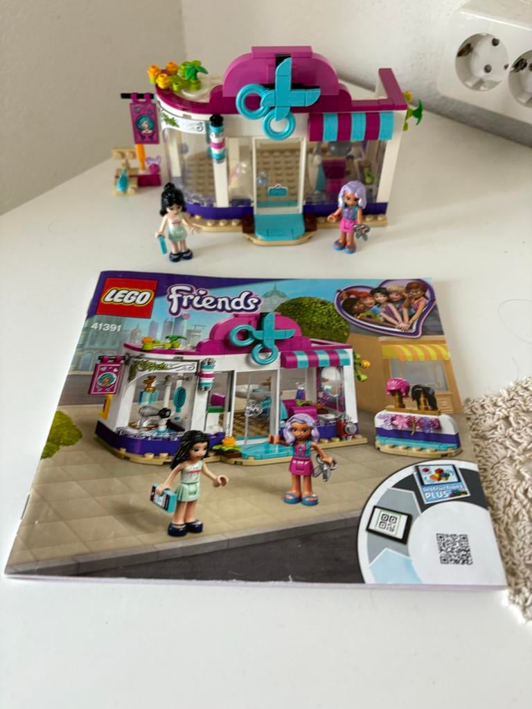 LEGO Friends Heartlake City Kapsalon 41391, Kinderen en Baby's, Speelgoed | Duplo en Lego, Zo goed als nieuw, Lego, Complete set