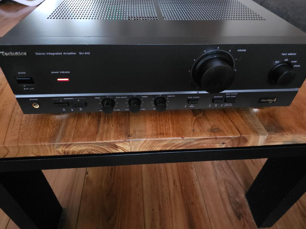 Technics SU-610 versterker 1991, Ophalen of Verzenden, Gebruikt, 120 watt of meer, Overige merken