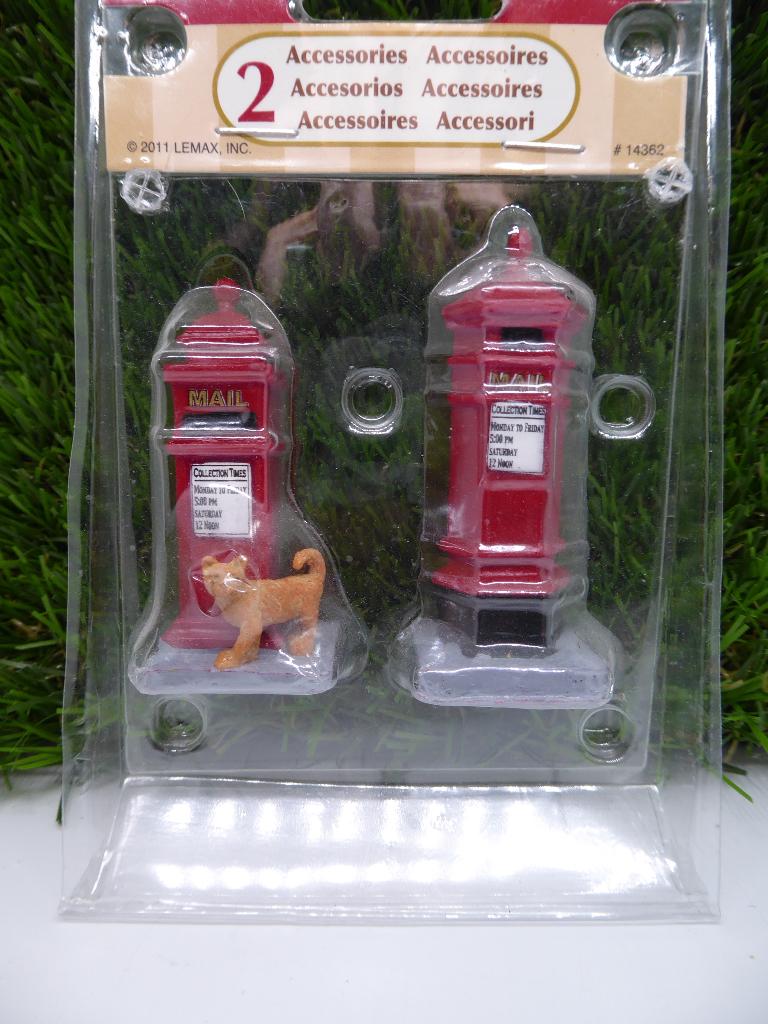 Lemax Items - Victorian mailboxes  -  Ik ruim op, Diversen, Kerst, Ophalen of Verzenden, Nieuw