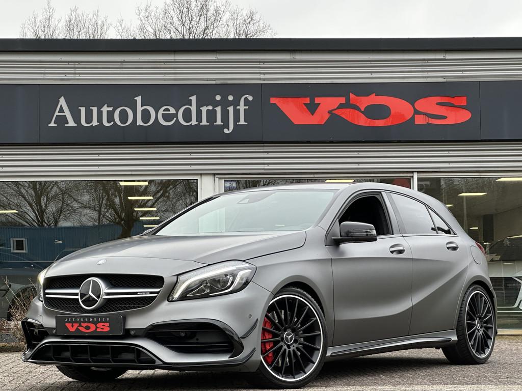 Mercedes-Benz A-Klasse AMG 45 4MATIC | Perf. seats | H&K | M, Auto's, Mercedes-Benz, Automaat, Gebruikt, 4 cilinders, Met garantie (alle)