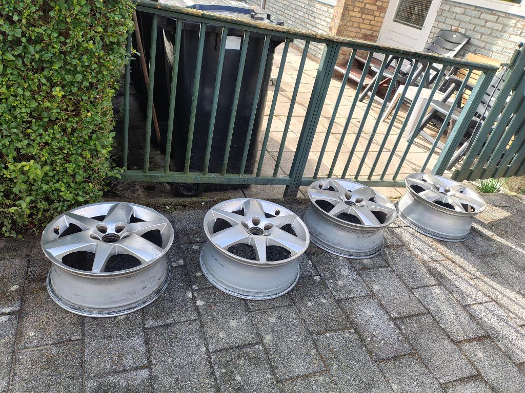 Saab 17 inch velgen zonder banden, Auto-onderdelen, Banden en Velgen, Ophalen, Gebruikt, Velg(en), 17 inch