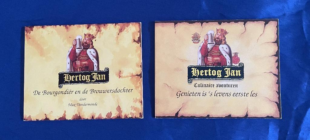 Hertog Jan boekjes, Verzamelen, Biermerken, Verzenden, Zo goed als nieuw, Overige typen, Hertog Jan
