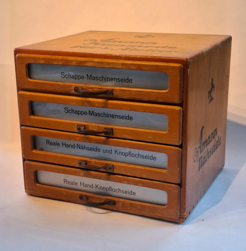Vintage Fourniturenkastje Amann & Sonne, Ophalen of Verzenden