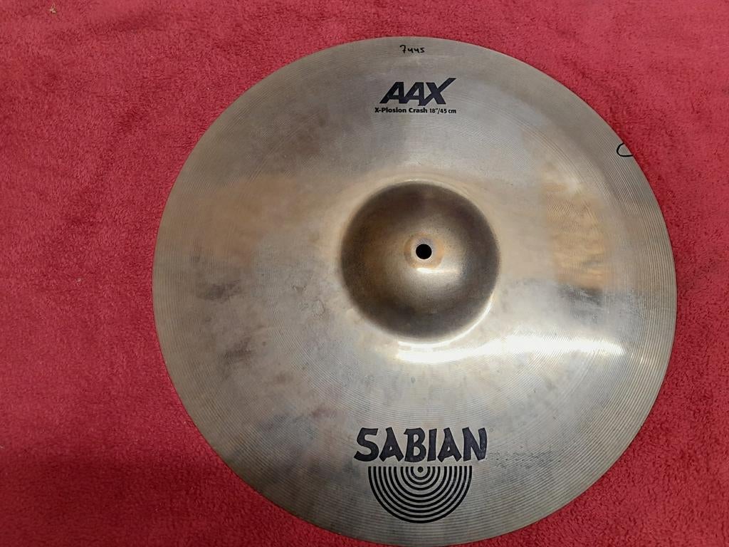 Sabian xplosion crash 18" AAX Bekkens cymbal bekken, Drums of Percussie, Ophalen of Verzenden, Zo goed als nieuw
