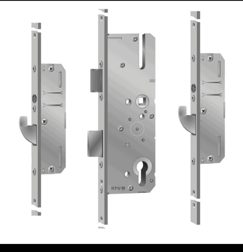 KFV Meerpuntssluiting Krukbediend AS4900-F24-W268 SKG***, Ophalen, Gebruikt, Overige materialen, Slot