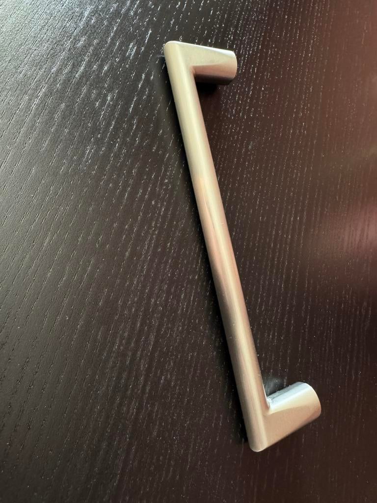 18 keukengreepjes 160 mm, Ophalen, Zo goed als nieuw, 25 tot 50 cm, Grijs