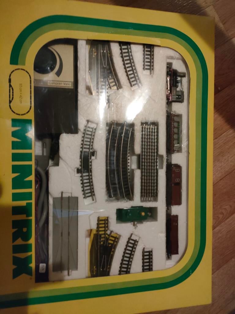 Minitrix Startset 11058 N-spoor Treinset, Gelijkstroom, Trix, Ophalen of Verzenden, Analoog