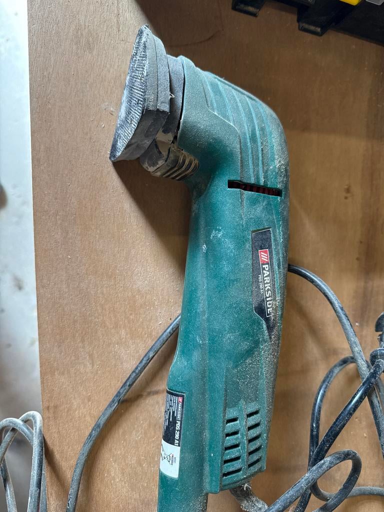 Parkside vlakschuurmachine - Gebruikt, Doe-het-zelf en Verbouw, Gereedschap | Schuurmachines, Ophalen, Gebruikt, Minder dan 600 watt