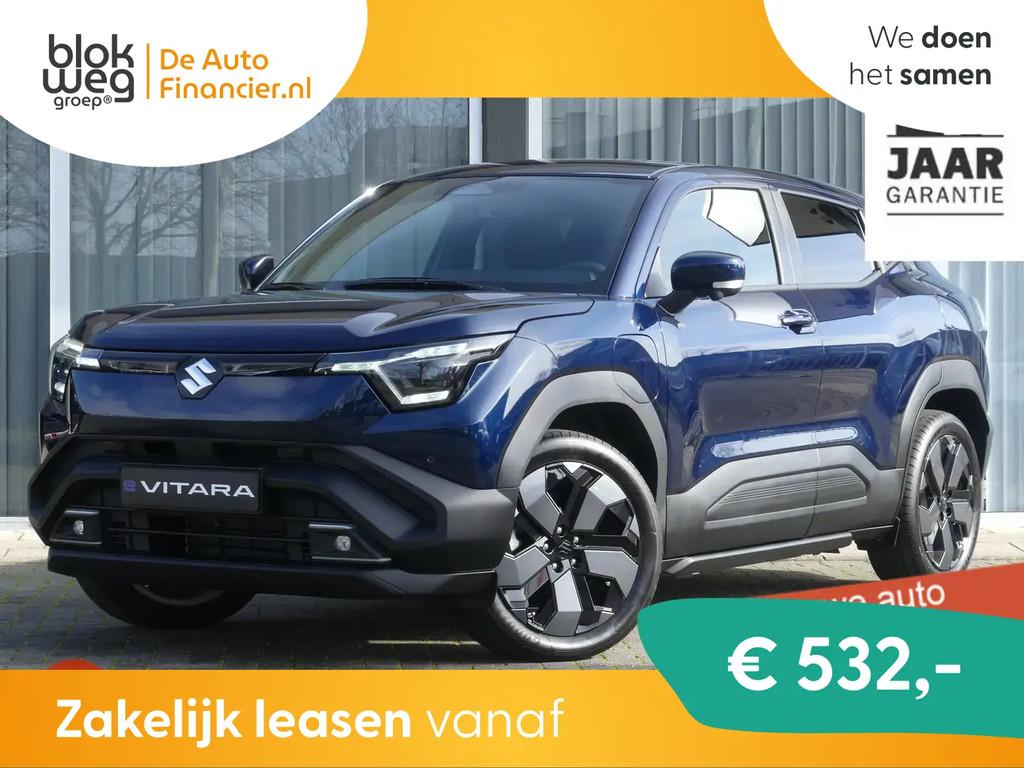 Suzuki Vitara Style 61 kWh € 38.595,00, Auto's, Suzuki, Automaat, Stof, Blauw, Adaptive Cruise Control