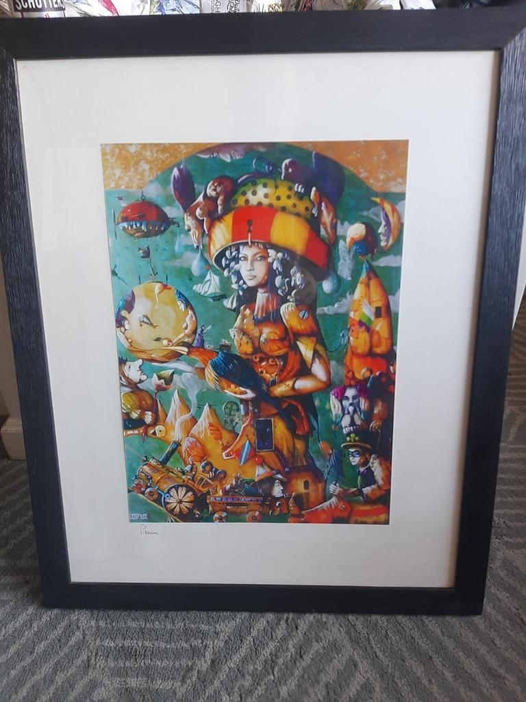 Kunstwerk Patrick Persini Gelimiteerde Oplage  +certificaat, Antiek en Kunst, Kunst | Schilderijen | Modern, Ophalen of Verzenden