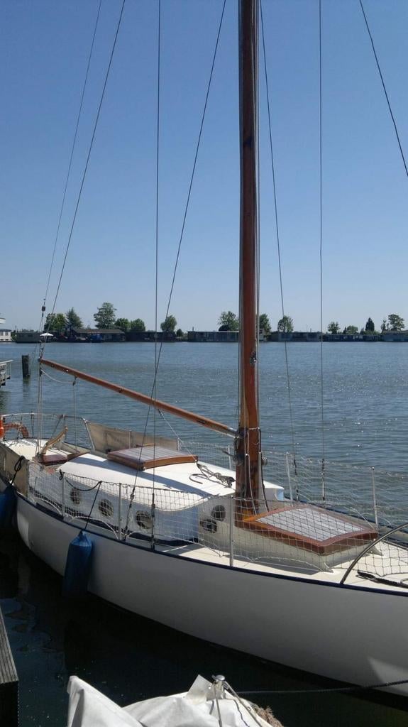 Klassiek Zeiljacht  S-spant ontwerp Henk Tingen, Watersport en Boten, Ophalen, Gebruikt, Staal, Diesel
