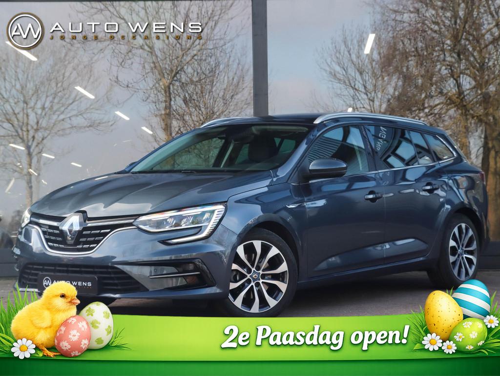 Renault Mégane Estate 1.6 E-Tech Plug-In Hybrid 160pk Pano, 77 km/l, Gebruikt, 4 cilinders, Leder