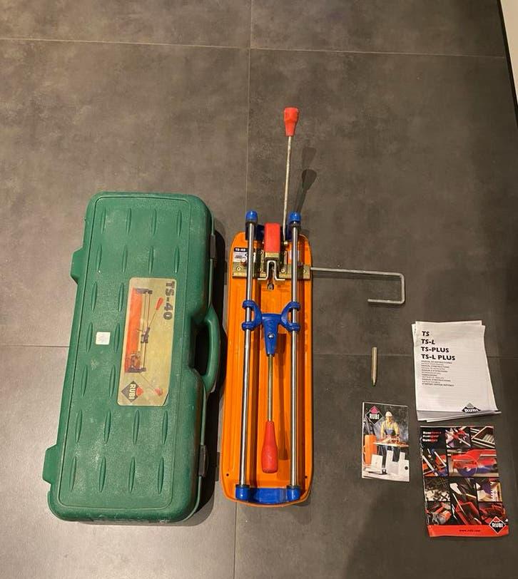 Rubi TS-40 tegelsnijder ZGAN, Ophalen of Verzenden, Zo goed als nieuw